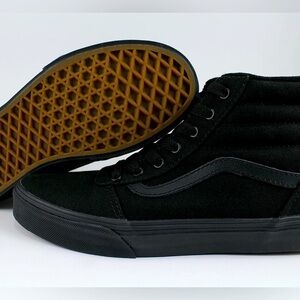 Vans Ward Hi Unisex YOUTH Black High-Top Sneakers
